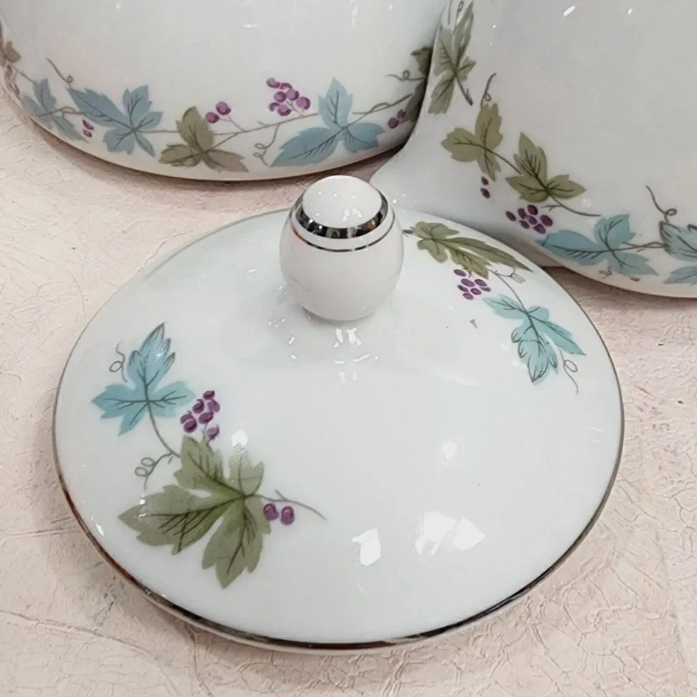 Vtg Fine‎ China  JAPAN MS 6701 Sugar And Creamer Set